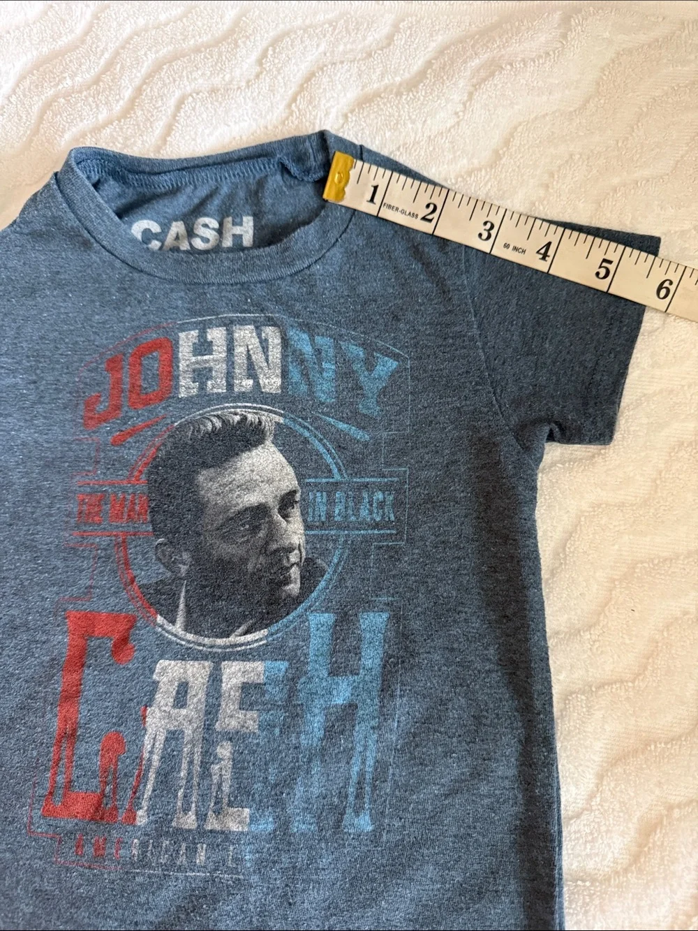 Kids Blue Johnny Cash Graphic Tee